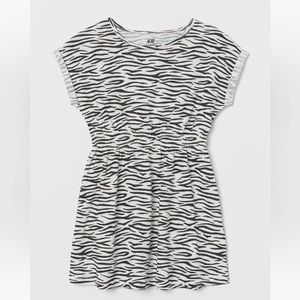 H&M Toddler Girls Zebra Print Dress